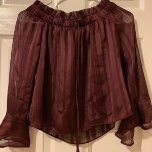 Off the shoulder blouse